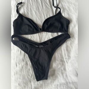 Somerfield swim black bikini